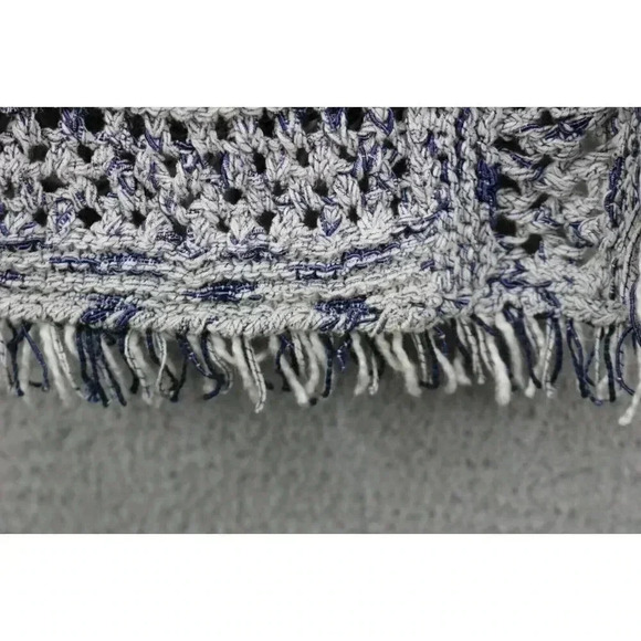 Chico's Women's Textured Open Cardigan-Size 2-Fringed - Picture 9 of 9